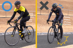 ロードバイクで楽に坂道発進するこつ