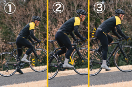 ロードバイクで楽に坂道発進するこつ