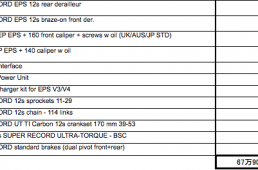 カンパニョーロ・スーパーレコードEPS12速登場！