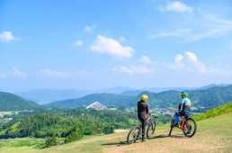 芝生だから怖くない! 新規オープン《アップMTBパークin神鍋》の走り心地