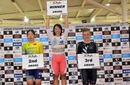 チームブリヂストンサイクリングの窪木、橋本とサポート選手・梶原の優勝コメント/2019JTC