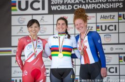 杉浦佳子が銀メダル獲得！ 2019パラサイクリング ロード世界選・個人TT