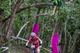 セクション同士をつなぐシングルトラックはオフキャンバーが多かった