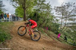 軽いスイッチバックですら日本のレースでは見ない斜度