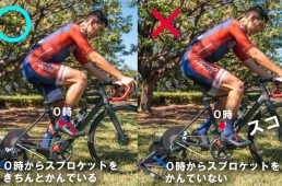 スプロケットをキャッチする