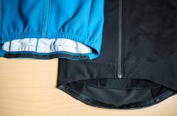 通常のウィンタージャケットとの裾の違い