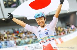 梶原W杯オムニアム優勝