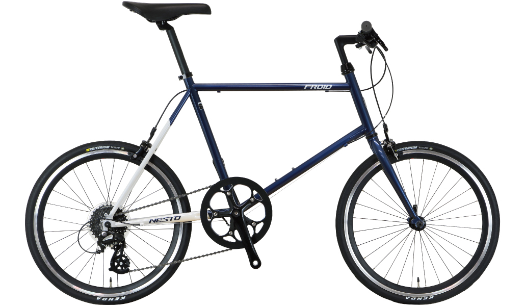 と*る様 20インチ 8速クロスバイクNESTO Froid クロモリ 500サ ネスト2020モデルのクロモリミニベロ「フロイド」クラス最軽量で登場
