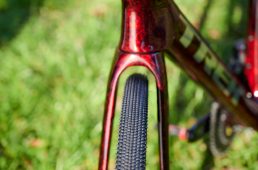 35Cグラベルタイヤ装着時のタイヤクリアランス