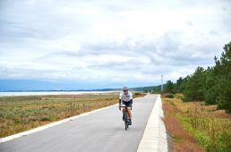 白浜青松の弓ヶ浜サイクリングコース