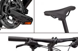 ペダル・サドル・グリップにはボディジオメトリの技術を採用