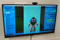 ビオレーサーエアロの解析画面の様子