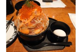 伊豆高原ビールの海鮮丼