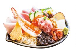 「海上亭」の海鮮丼