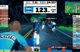 ZWIFTのプレイイメージ ©ZWIFT