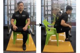 お尻まわりのストレッチ