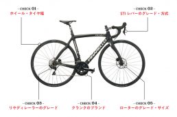 ミドルグレード・ディスクブレーキロードバイク