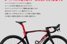 ロードバイクの素材と構造の進化