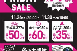 ワイズロードオンラインブラックフライデーセール