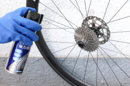 カセットスプロケットの洗浄