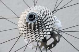 カセットスプロケットもピカピカだ！