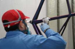 ブリヂストンアンカーカラーオーダー塗装風景