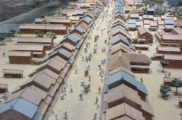 「内藤新宿」宿場町の模型