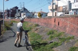 羽田の赤レンガ堤防