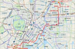 東京サイクリングコース4の地図