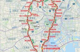 東京サイクリングコース5の地図