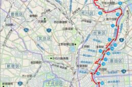 東京サイクリングコース6の地図