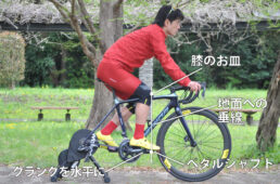 サドル前後位置の決め方