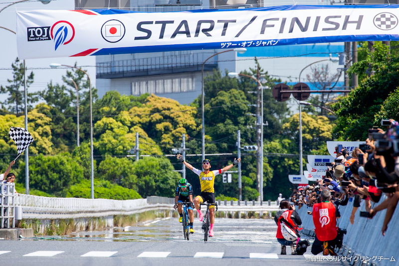 弱虫ペダル サイクリングチームの川野碧己がTOJ2021で区間優勝