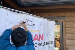 ジェロボーム完走者がサイン