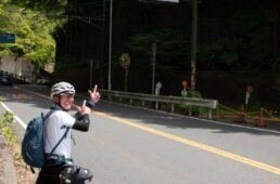 小仏峠付近の東京都の看板