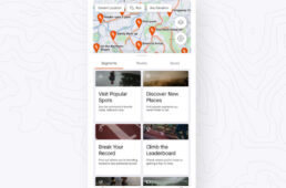 ストラバのマップ機能