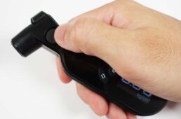 エアリリースボタンを押すことで、空気圧の微調整ができる