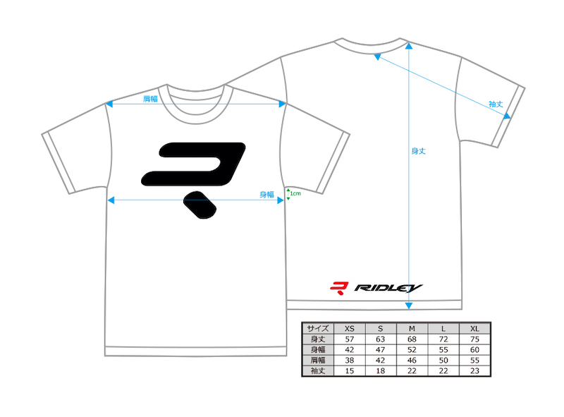 リドレー・ファングッズ第１弾 RIDLEY Tシャツ