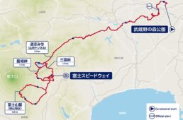 男子ロードレースコース全体図