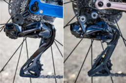 新旧リヤディレーラー比較