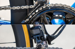 フロントディレーラー新旧比較