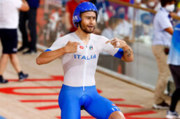 東京五輪トラック競技チームパシュート男子イタリアチーム