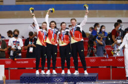 東京五輪トラック競技チームパシュート女子ドイツチーム