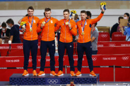 東京五輪トラック競技チームスプリントオランダチーム