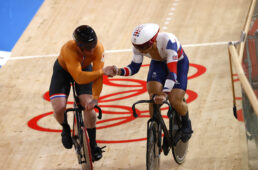 東京五輪トラック競技チームスプリントオランダイギリスチーム