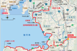 伊豆・沼津のルートマップ