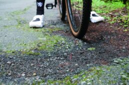 奥武蔵グリーンラインの舗装