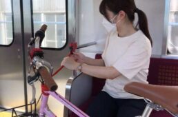 西鉄天神大牟田線「サイクルトレイン」実証実験