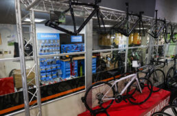 ラビットストリート本店のメンテナンスブース