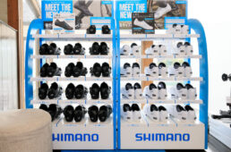 シマノシューズのフィッティングコーナーも設置